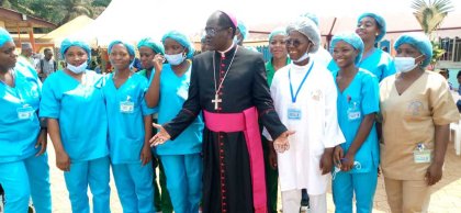 &quot;Santa Maria degli Angeli&quot; - Inauguration of the Catholic Hospital Nkoabang-Cameroon
